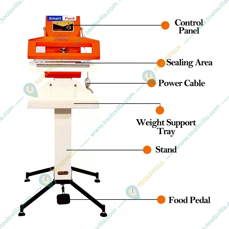 Smart Pack Commercial 20 Inches Hot Bar Type Foot Sealer