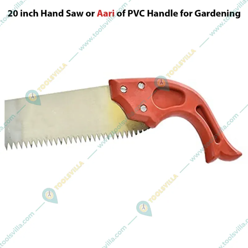 Heavy Duty 20 inch Hand Saw or Aari of PVC Handle for Gardening (Pack of 5)