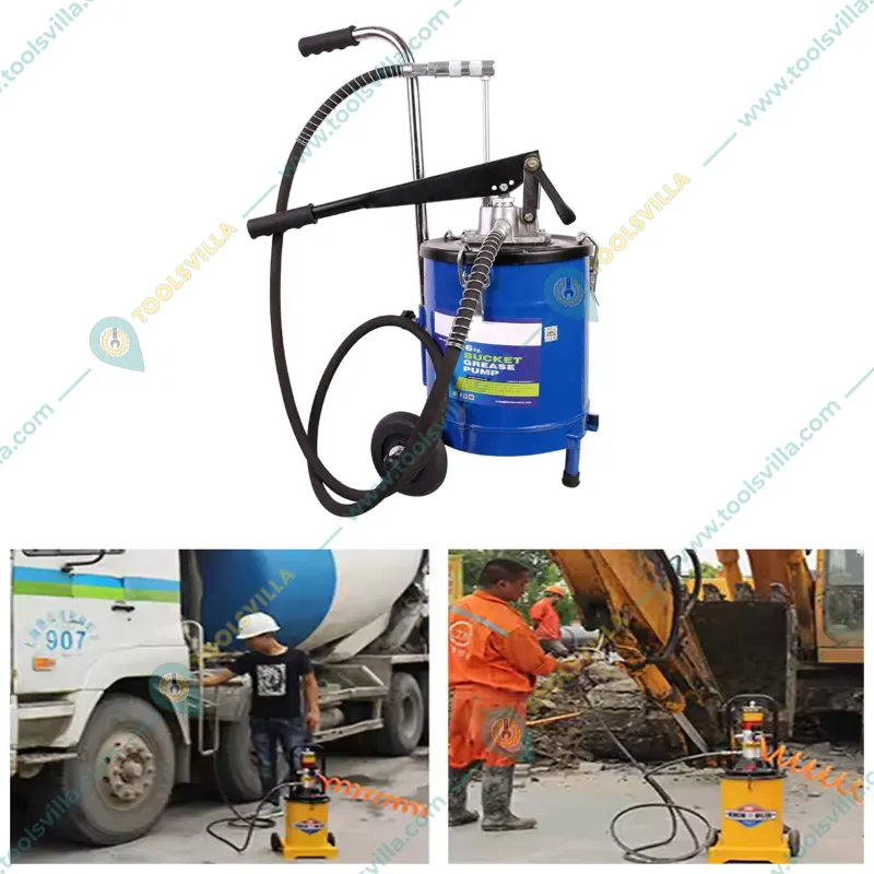 Taparia 20 Kg Bucket Grease Pump With Trolley (BGPT 20)