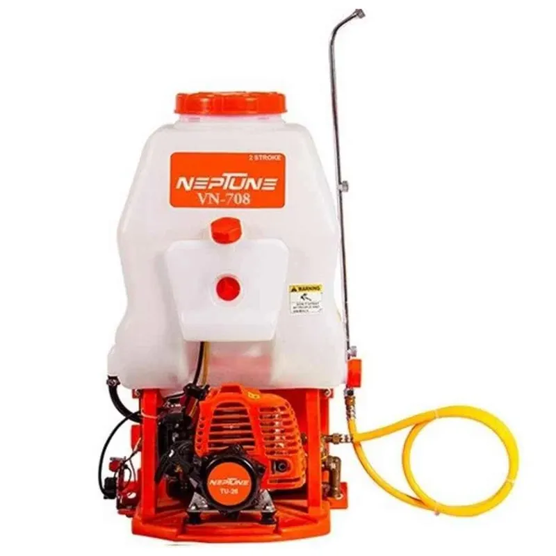 Neptune VN-708 (AL) 2 Stroke and 26cc Engine  20L Knapsack Power Sprayer with Aluminum Pump for Agriculture Purpose