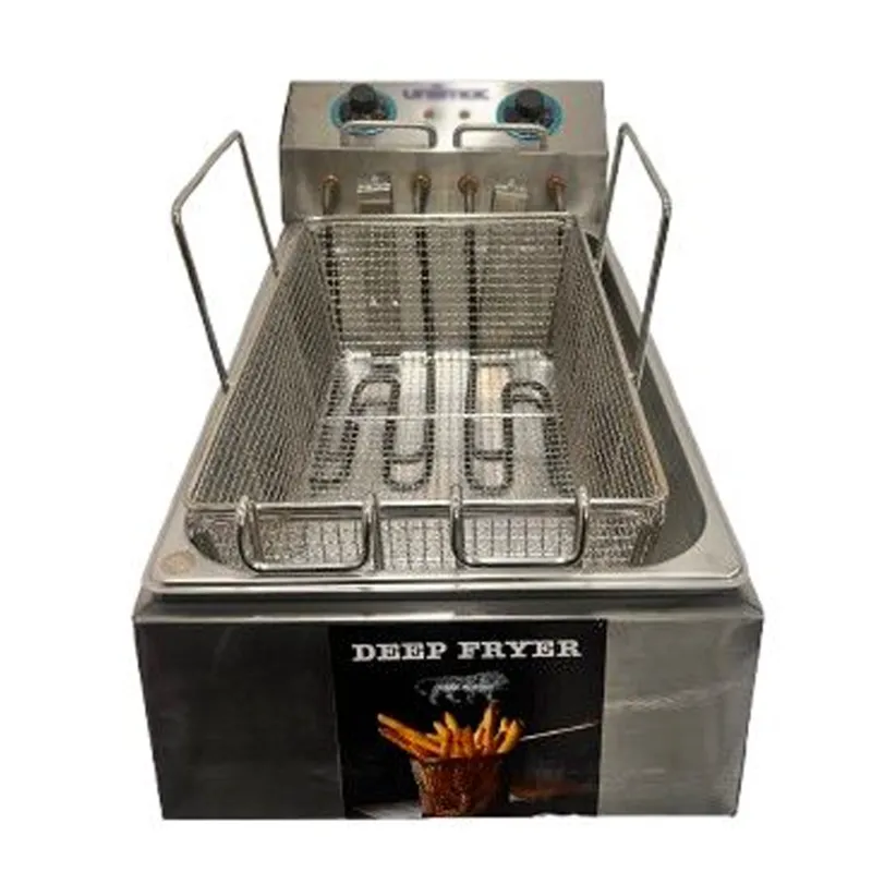 20 Ltr Electric Deep Fryer, Stainless Steel For Bulk Frying 