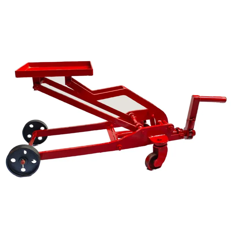 Heavy Duty 20 mm Gear Box Trolley Jack With 785 mm Maximum Height
