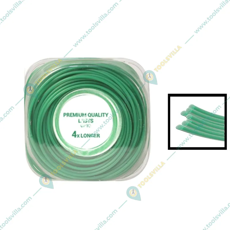 Premium Quality 3mm 25 Meters Round Nylon Rope for Petrol Brush Cutter(Quantity-1 Pc)