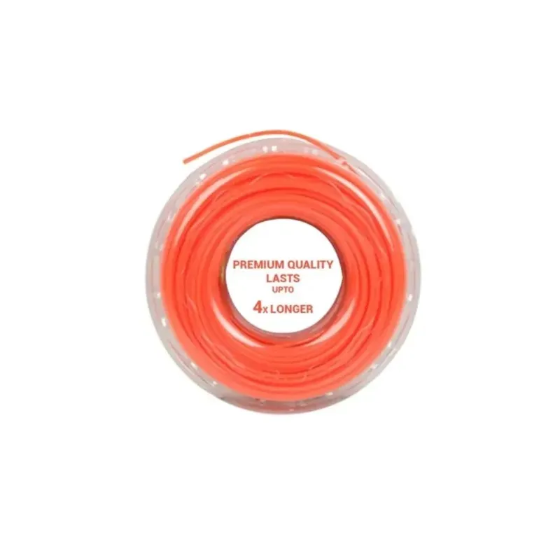 Premium Quality 3mm, 25 Meters Square Nylon Rope for Petrol Brush Cutter(Quantity-1 Pc)