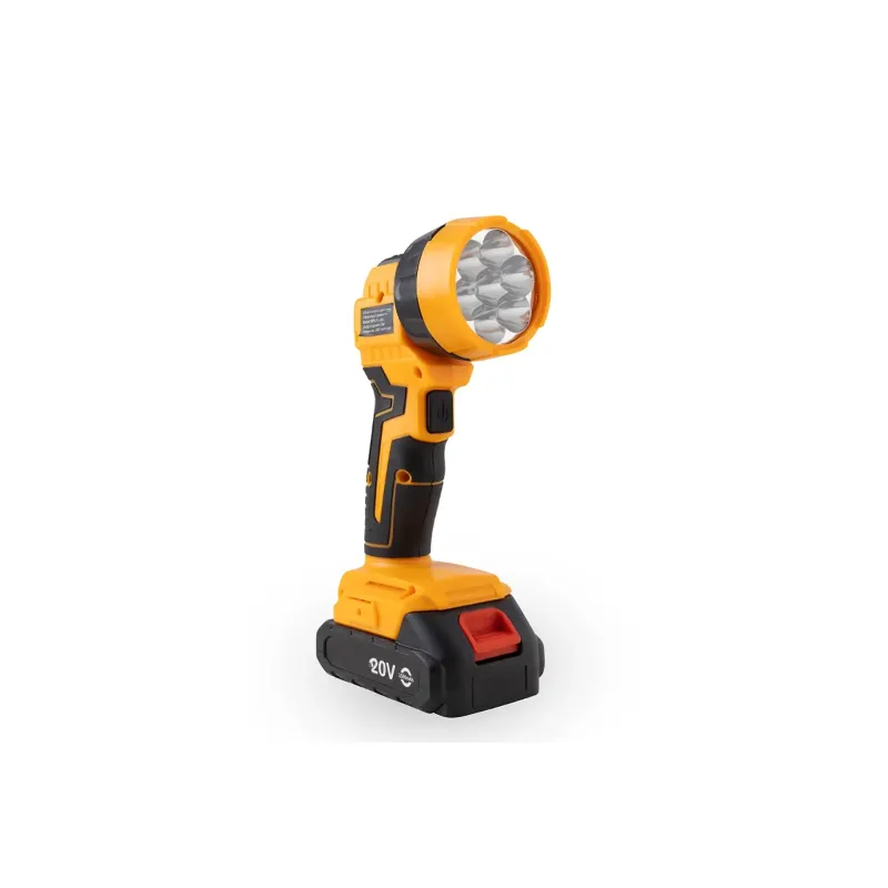 Premium Quality 20V Cordless LED Flashlight With Battery & Charger