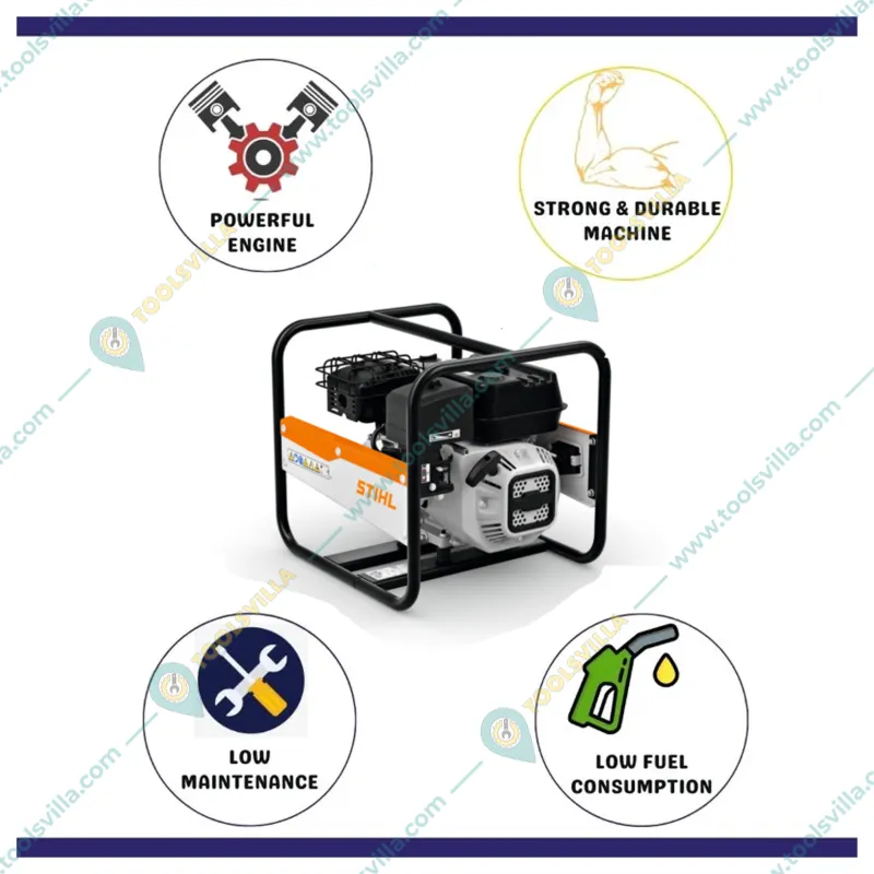 Stihl WP 300, 4-stroke 7 HP 2 inch Petrol Engine Agriculture Water Pump 