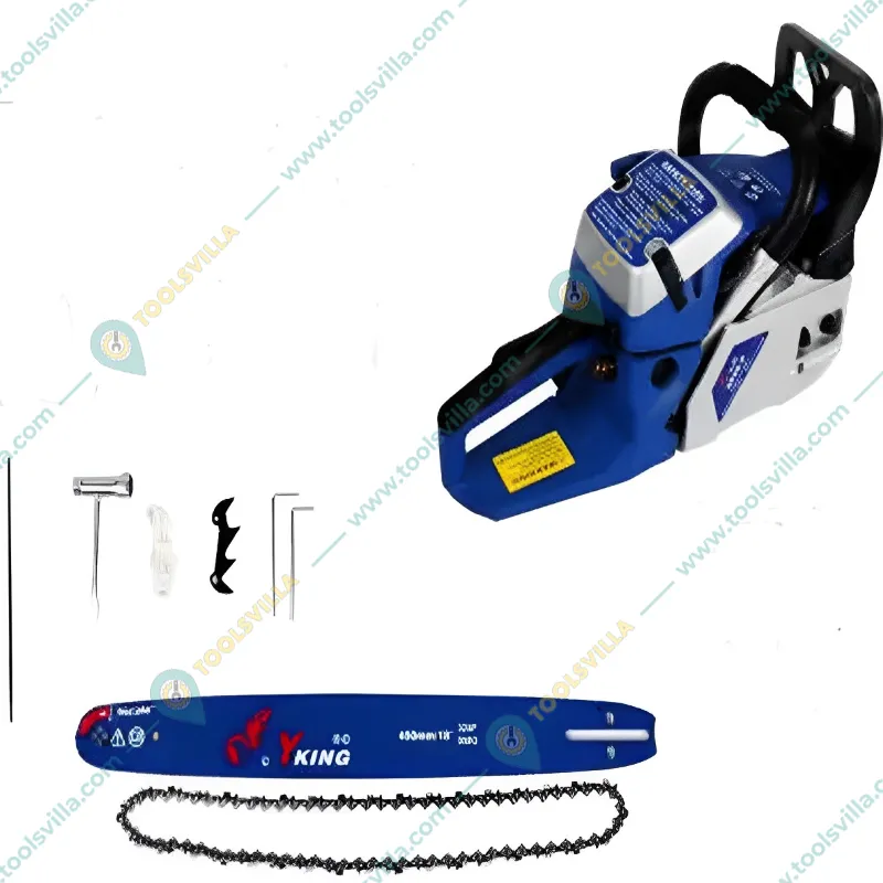 Yking Economy 58-cc, Petrol Chainsaw with 22 inch Guide Bar | Ideal for Cutting Tree, Landscaping, Logging Woods | 5840-P