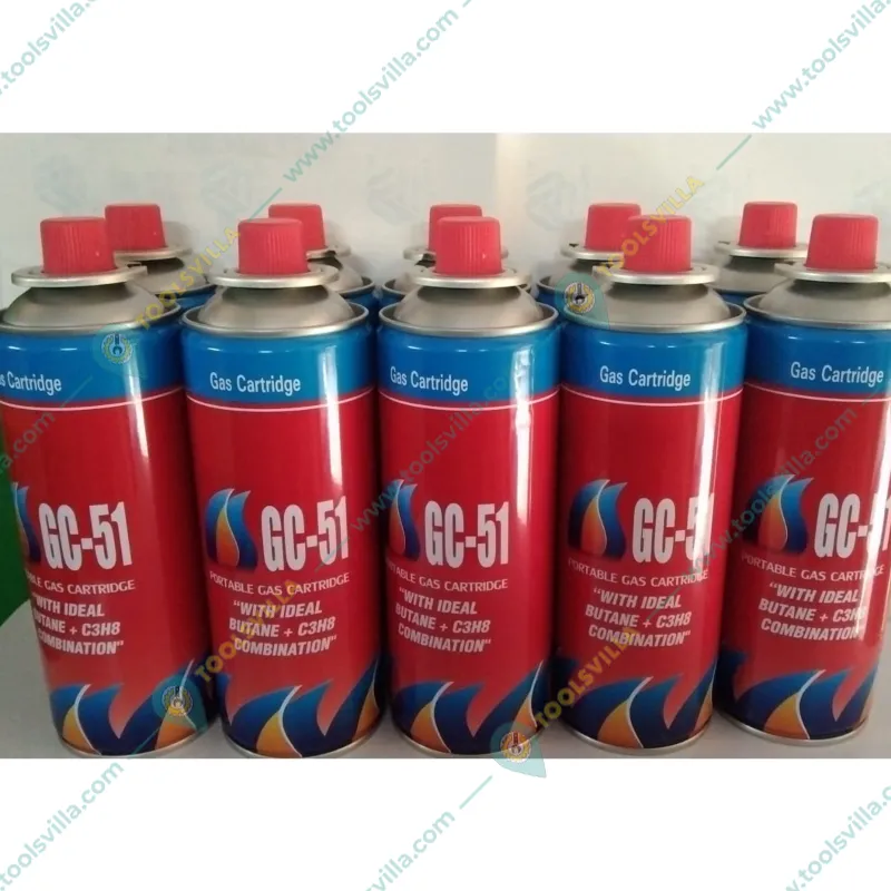 Portable 220 ML Butane Gas Can for Fogging Machine (Pack Of 10)