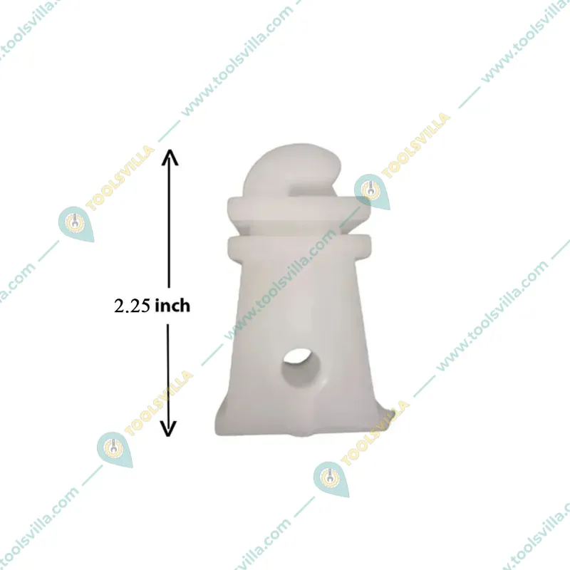 2.25 inch White Plastic Insulator for Solar Fencing/Solar Energizer (Pack of 100)