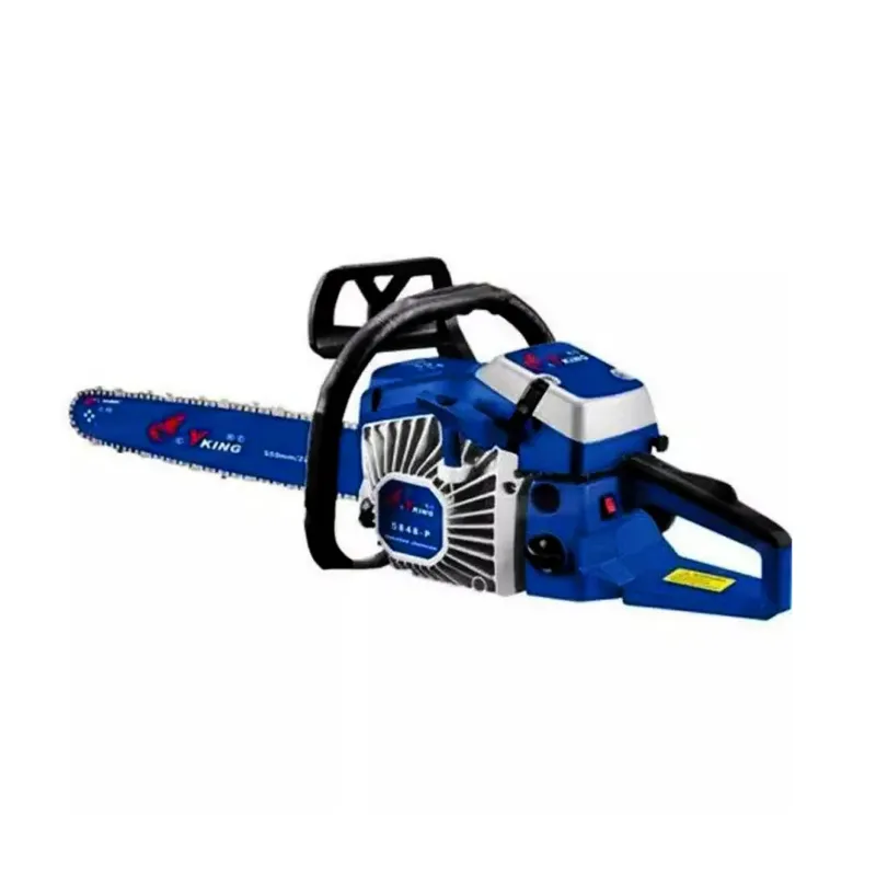 Yking Economy 58-cc, Petrol Chainsaw with 22 inch Guide Bar | Ideal for Cutting Tree, Landscaping, Logging Woods | 5840-P