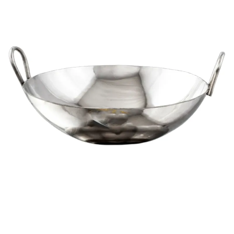 Stainless Steel 22 Inch Doodh Kadai, 5 MM Thick Kitchenware For Hotel/Restaurant