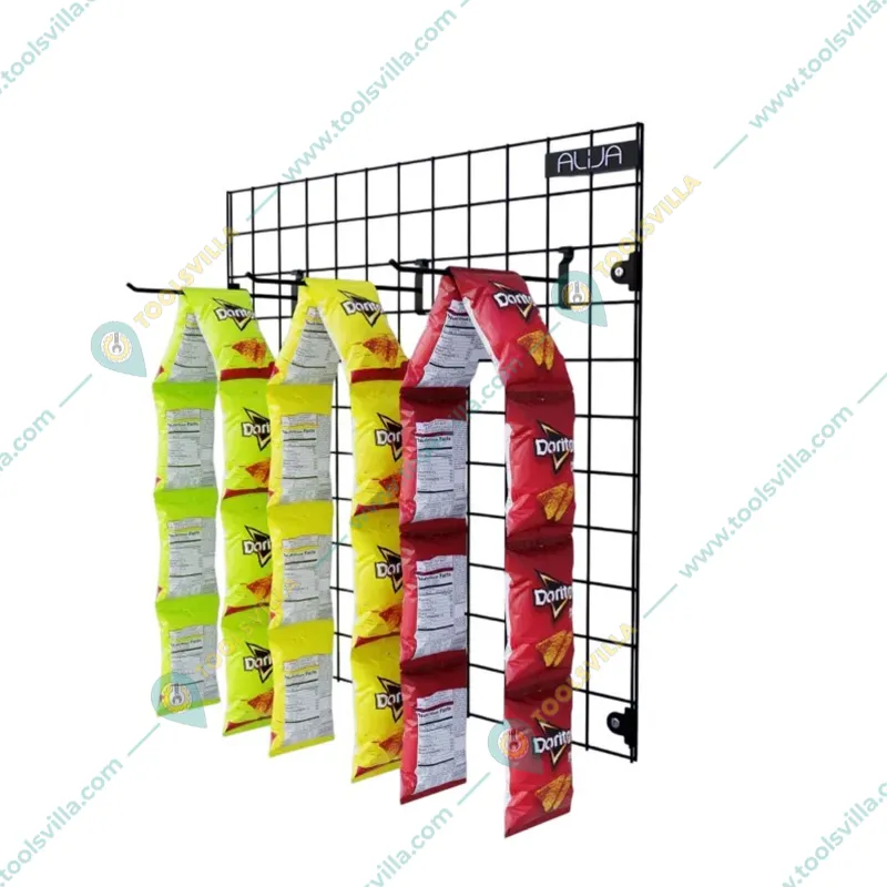 ALIJA 24 x 24 Inch Grid Wall Mesh With 10 Pieces Hook For Multipurpose Use(Size-4 Inch Hook)