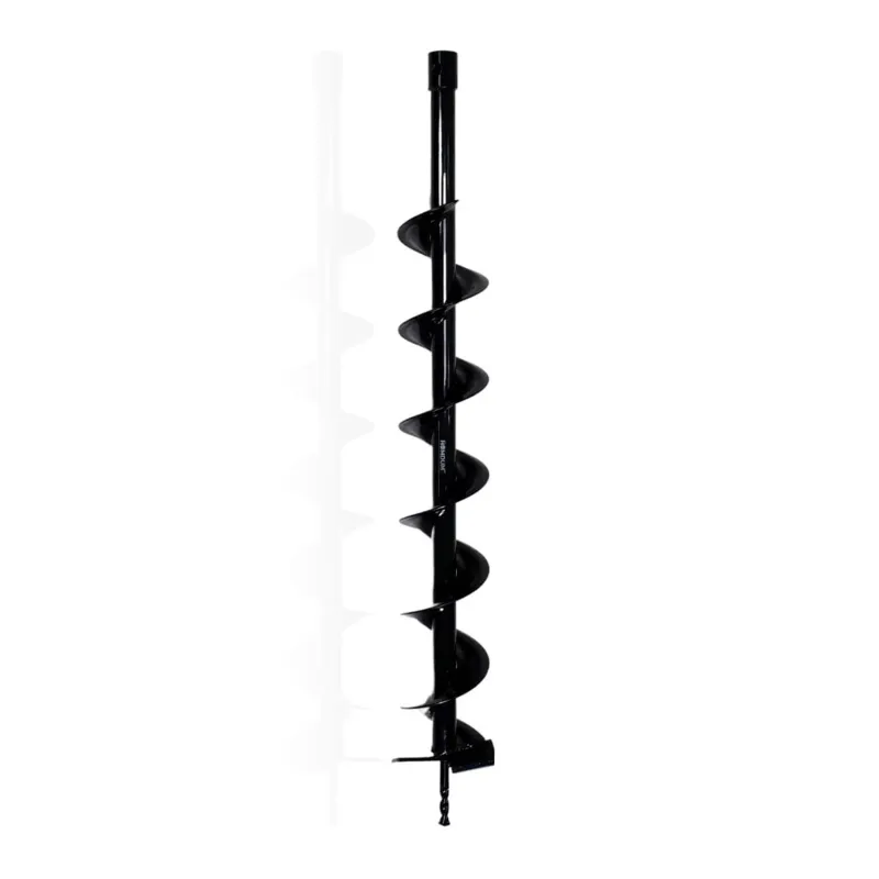 GRAMSTRONG Premium Quality Single Spiral 2.4 inch, 2.5 feet Petrol Drill Bit For Earth Auger/ Post Hole Digger