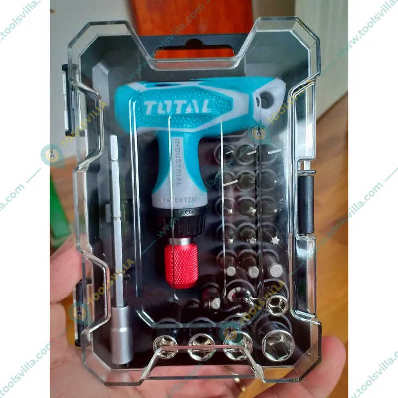 Total 24 pcs T-Handle Wrench Screwdriver Set (TACSD30186)