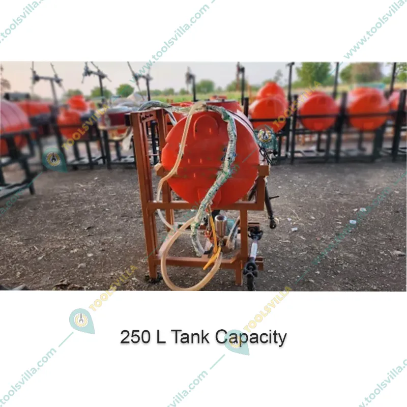 250 Litre Tractor-Mounted Wiper Spray for Agricultural Purposes