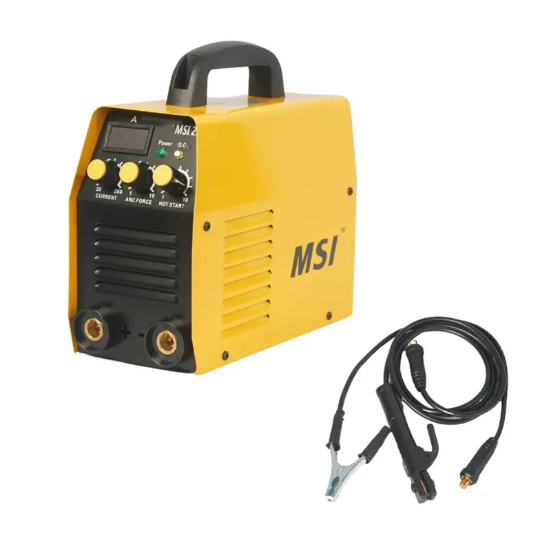 XLNT ARC 250 MSI Welding Machine With Earth Clamp and Electrode Holder 