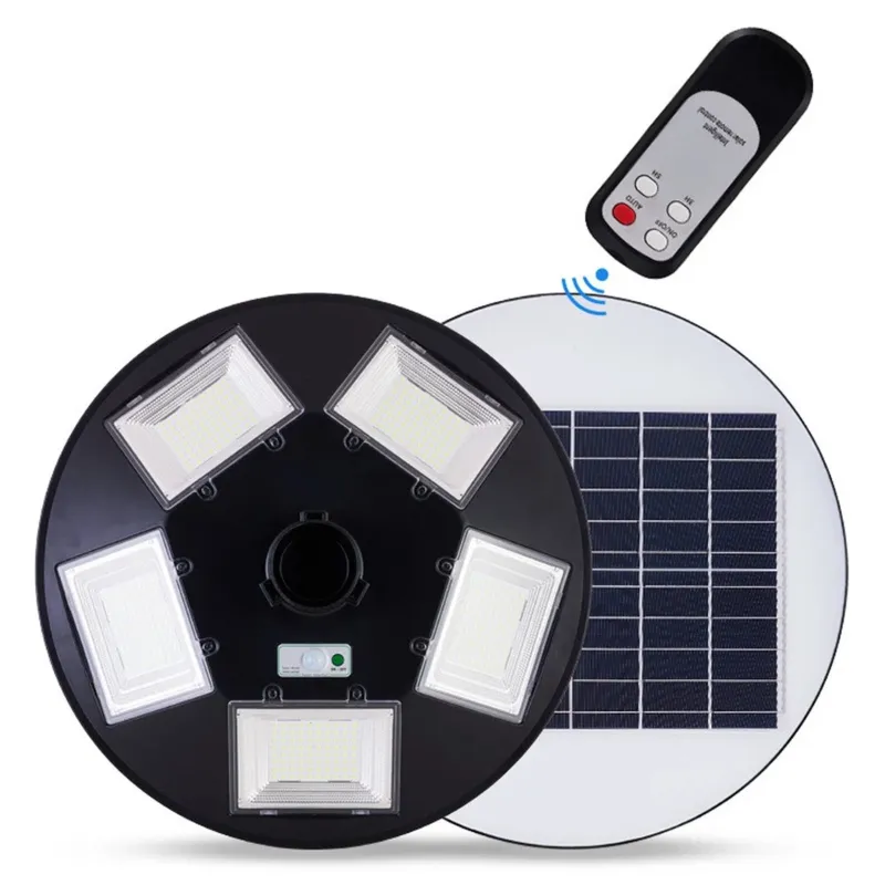250 Watt Solar Garden UFO Type Pillar Light for Outdoor Lighting Solution Like Gardens, Pathways and Public Spaces