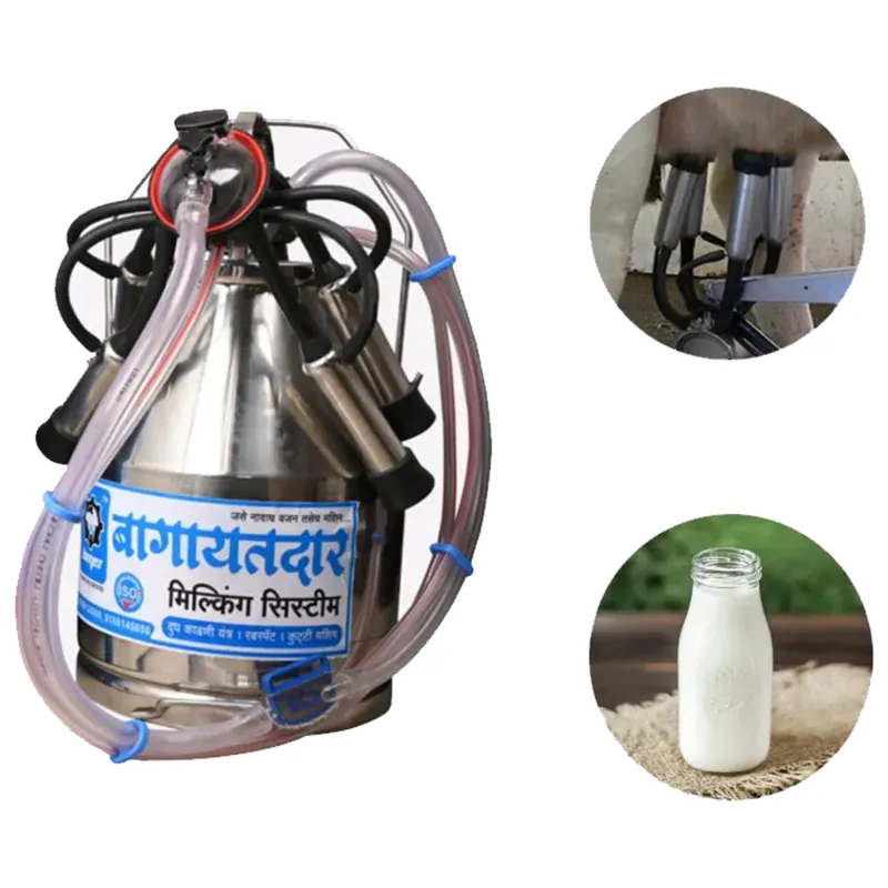 Bagayatdar Milking Bucket for 25 Litre Milking Machine (304 Food Grade) 