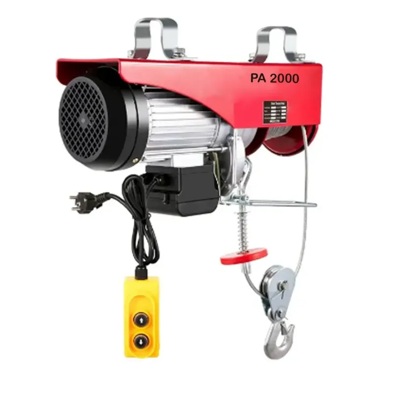 Damar PA 2000 Electric Hoist With 2.5 HP Copper Winding Motor, 12 Meter & 10 mm Wire Rope