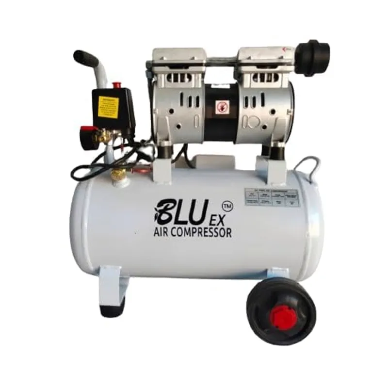 BLUEX 25 Litres  Oil Free Soundless Air Compressor with 0.75 HP Motor, 116 Psi Max. Pressure and 110 LPM (BEI - 1008)