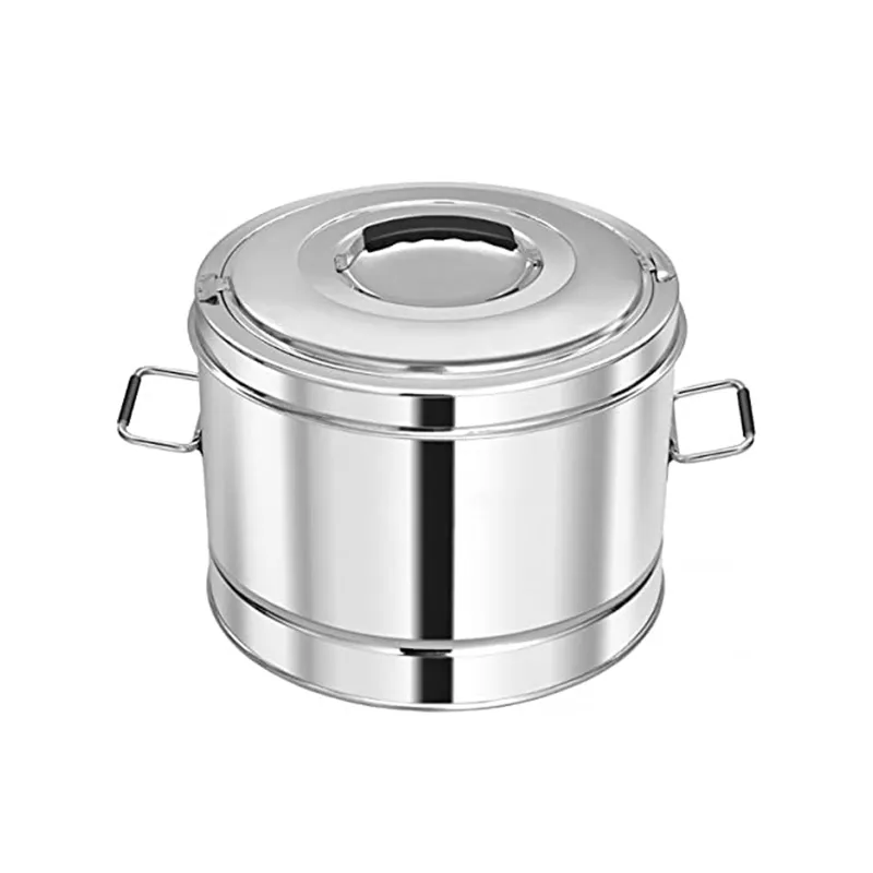 Stainless Steel 25 Litre Casserole Hot Pot with 12 hrs Insulation Hot & Cold For Canteen And Hotels