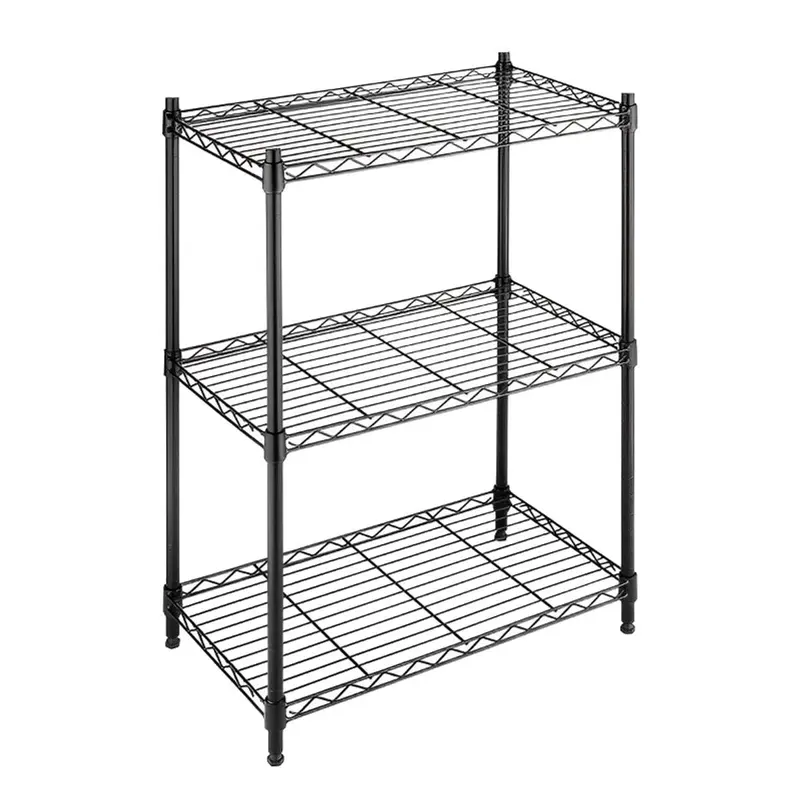 Rackwell 36 x 30 x 15 Inch 3 Shelves Mild Steel Adjustable Boltless Rack For Multipurpose Uses
