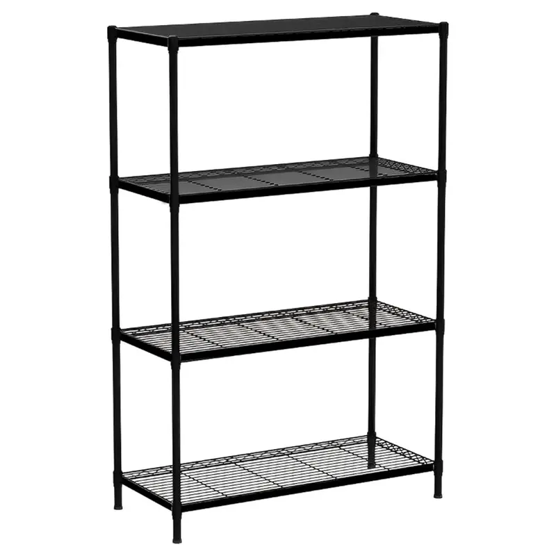 Rackwell 36X15X60 Inches 4 Shelves Mild Steel Adjustable Boltless Rack For Multipurpose Uses