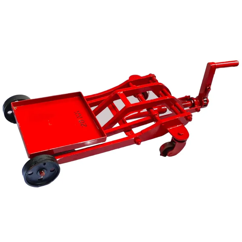 Heavy Duty 25 mm Gear Box Trolley Jack With 785 mm Maximum Height