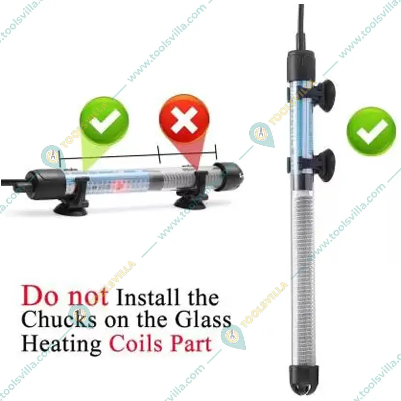 RS 25 watt Hang-on Immersion Aquarium Heater with Auto Indication Light