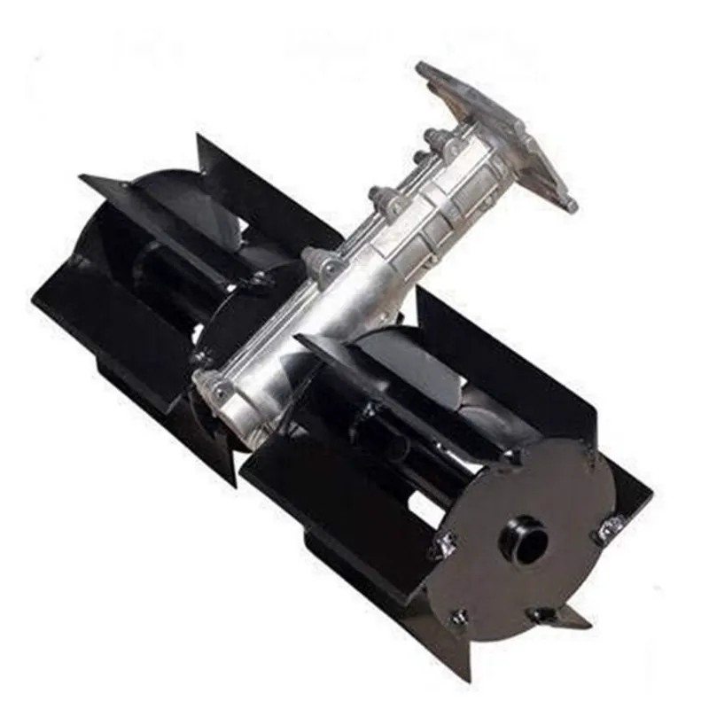 ZEYANG Heavy Duty Flat Tiller Attachment for Brush Cutter