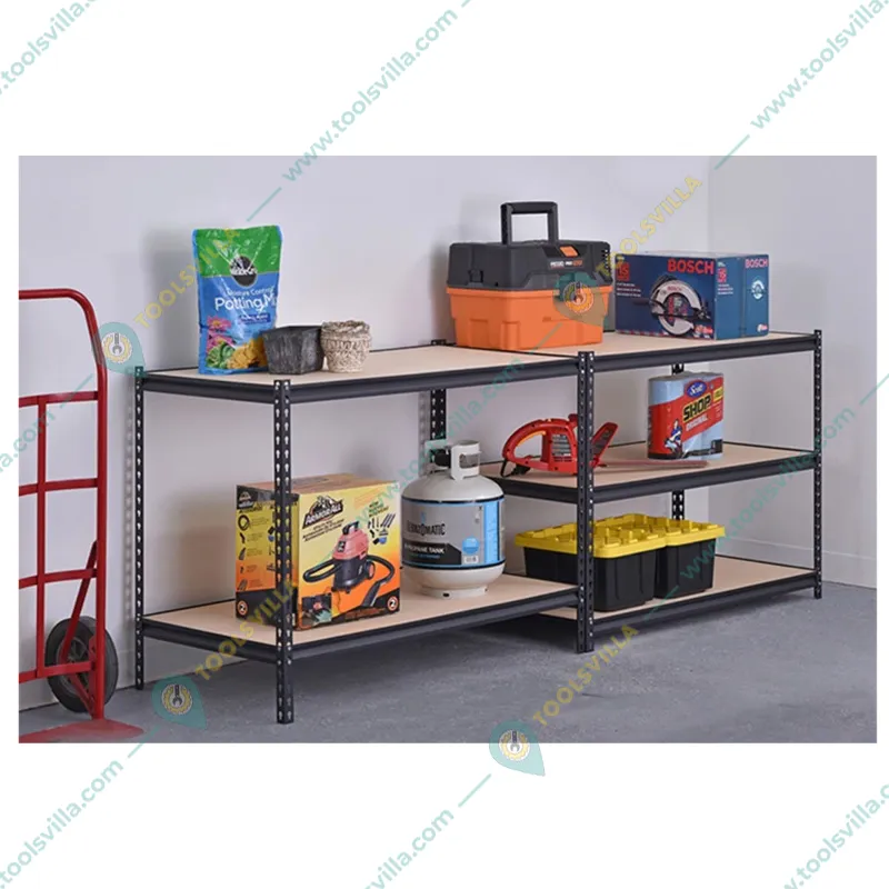 Keepwell 27 x 24 x 12 Inch 2 wooden Shelf  Boltless  Multipurpose Storage  Rack