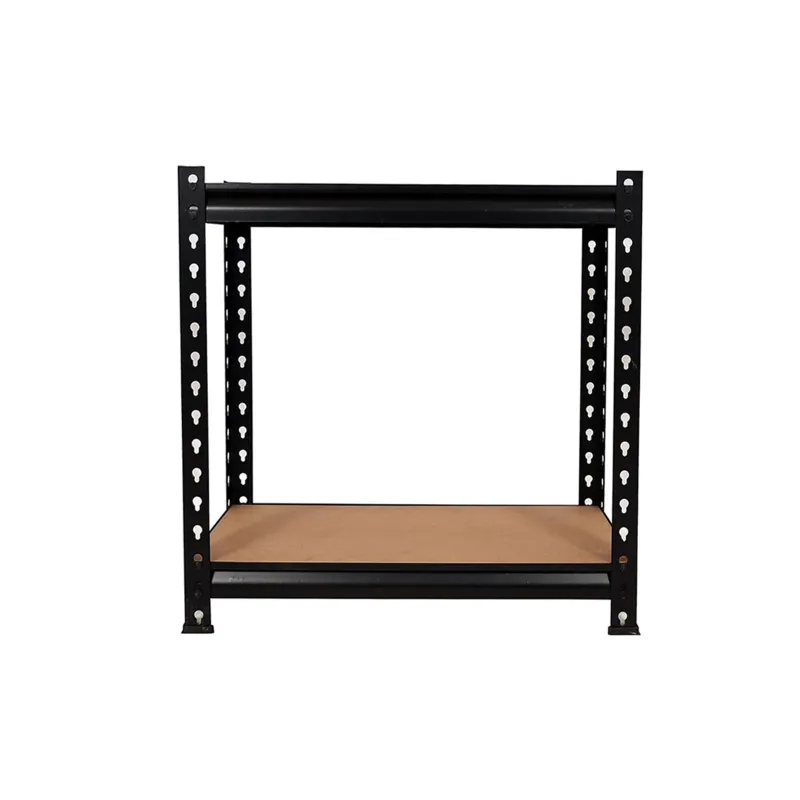 Keepwell 27 x 24 x 12 Inch 2 wooden Shelf  Boltless  Multipurpose Storage  Rack