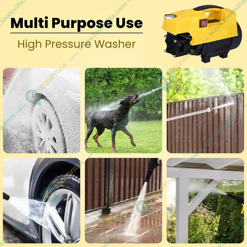 Premium Quality 220 Bar 2200 W High Car Pressure Washer With All Required Accessories