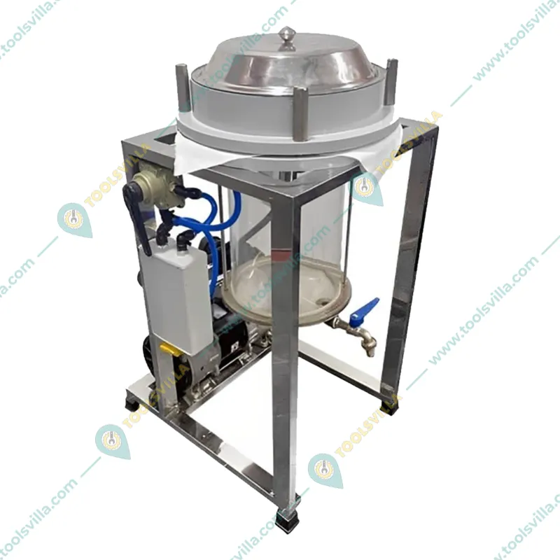 Gorek Commercial Vacuum Oil Filter/Expeller Machine 2HP, 20-25 kg/hr Filtration Capacity with 1 Year Warranty 