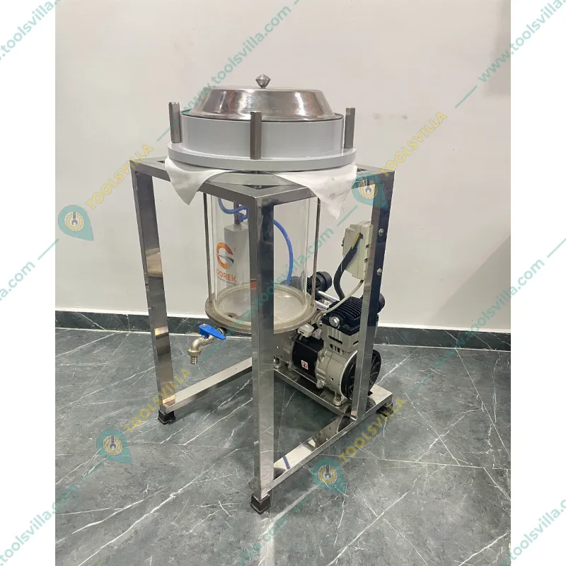 Gorek Commercial Vacuum Oil Filter/Expeller Machine 2HP, 20-25 kg/hr Filtration Capacity with 1 Year Warranty 
