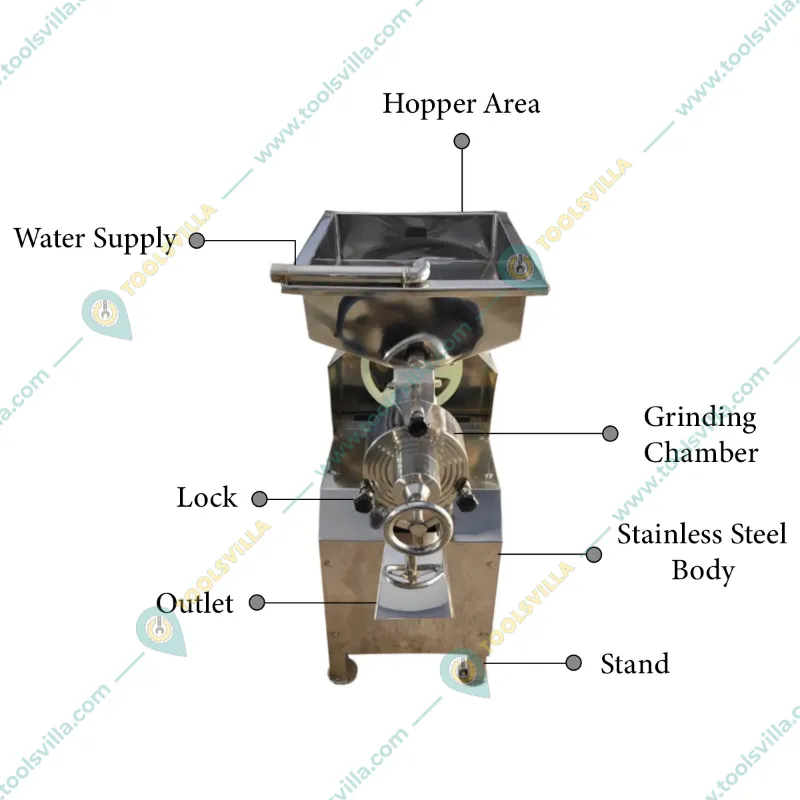 Commercial 2 HP Idli Dosa Batter Grinding Machine, 70 to 80 Kg/hour
