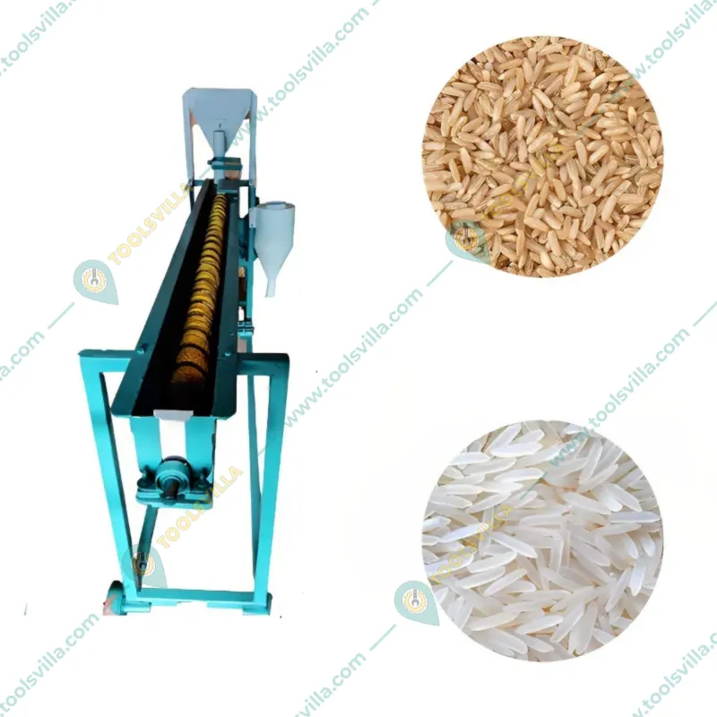 Dafe (PKV) Commercial 2 HP Rice and Pulses Polisher, 300-350 Kg/hr