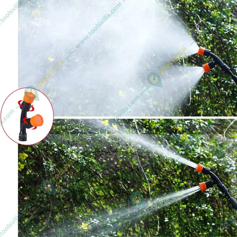 Premium Quality 2 Face Nozzle with 4 Holes for Battery Sprayer(Pack-3 pieces)
