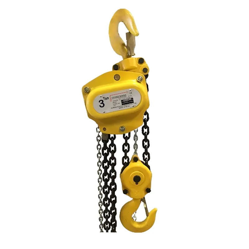 Ferreterro 3 Ton Double Fall Chain Pulley Block (ISI Marked) (LLD030)(Chain Length-3 Meter)
