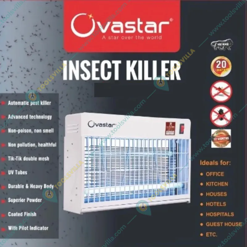 Ovastar 2ft Tube Size Insect Killer with 1 Year Warranty, OWIK-4074