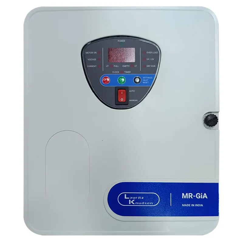 L&T 2Hp 1Phase Auto Digital Panel With Water Level Controller for Submersible Pumps, 2x36μF Capacitor (CS91334NEOF)
