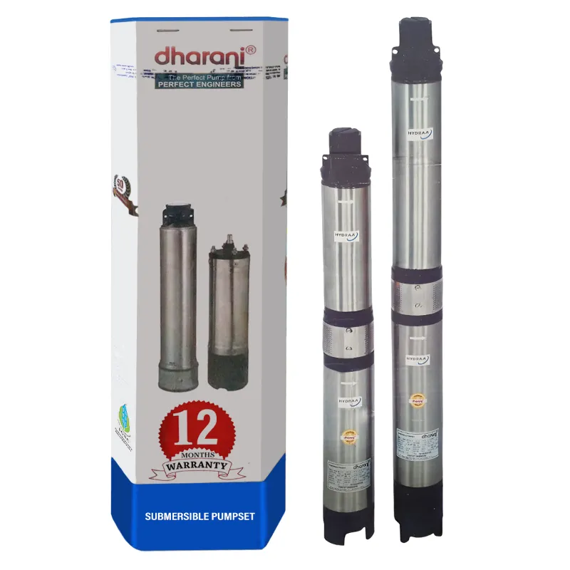 Dharani 2Hp 20 Stage 4"(V4) Single Phase Water Filled Borewell Submersible Pump (4DWCP R2/2.0-20) - 1 Year Warranty