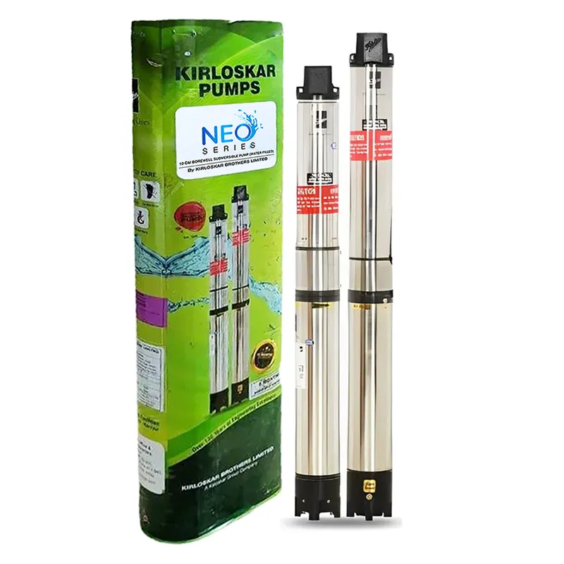 Kirloskar 2Hp 25 Stage(4 inch) 1Ph Water Cooled Submersible Pump (NEO 30-2025) - 1.6 Years Warranty