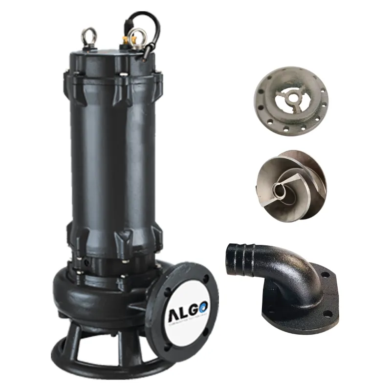 Algo 2 HP Three Phase Jawa Series Waste Water Sewage Pump With Cutter, 16M Head - 1 Year Warranty (SC-15/D15 T)
