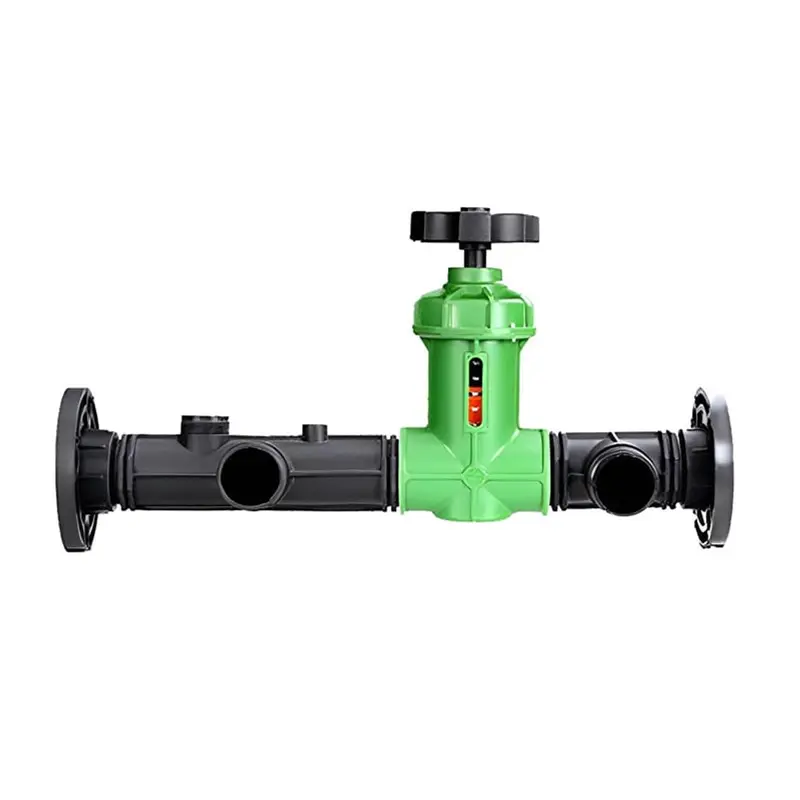 2 Inch  Throttle Valve with Header Assembly 2 Parts, 2 Slip On Flange & 1 End Cap
