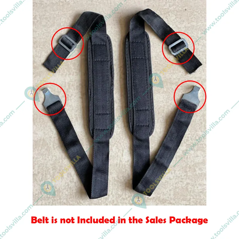 Heavy Duty 2 inch Mild Steel Buckle Set (Both Side Belt) for Battery Spayer(Pack-5 pieces)