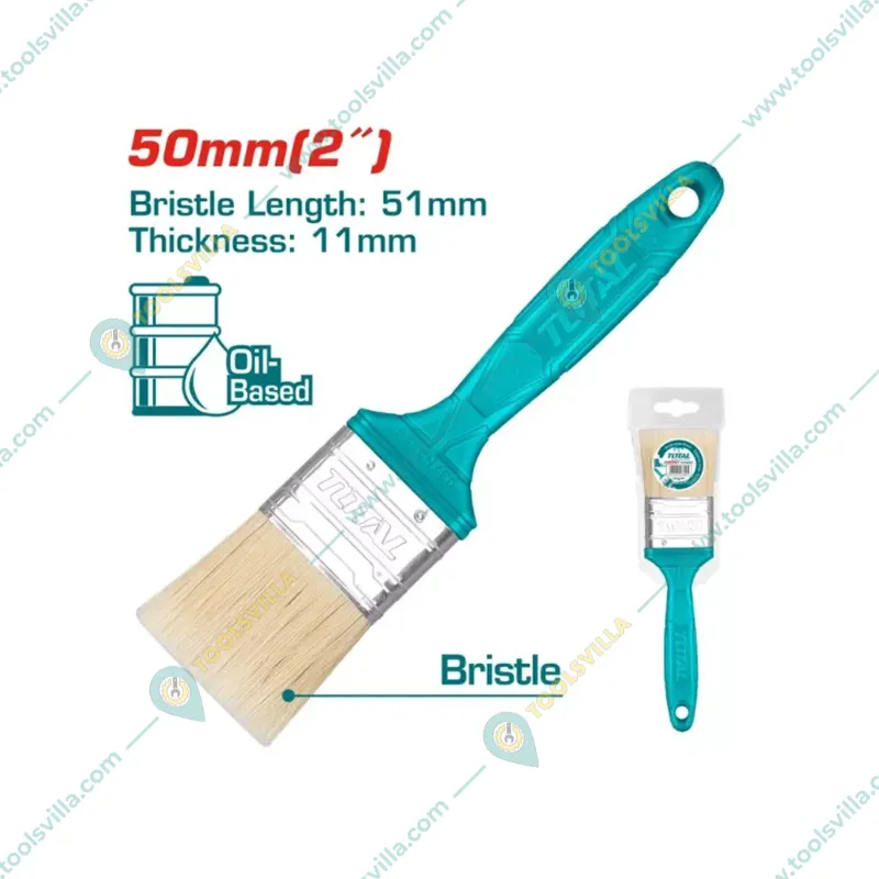 Total 5 Pcs 2 Inch Paint Brush For Oil Based Paint (THT846026)