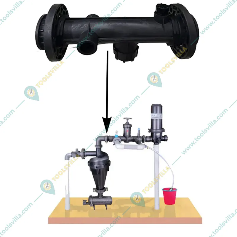 AUTOMAT 2 Inch PP Header Assembly used in Mini Sprinklers System, Drip Irrigation & Landscape Irrigation