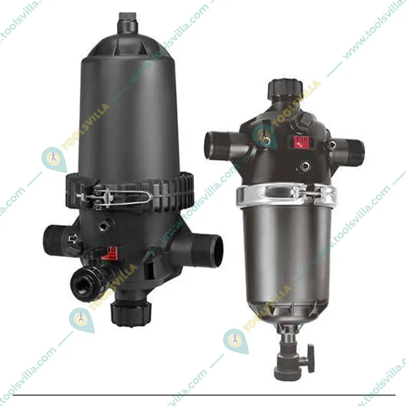Disc Filter T Type 2 inch for Filtration 25m3 per hr For Fine Filtration Of Drip & Landscape Irrigation