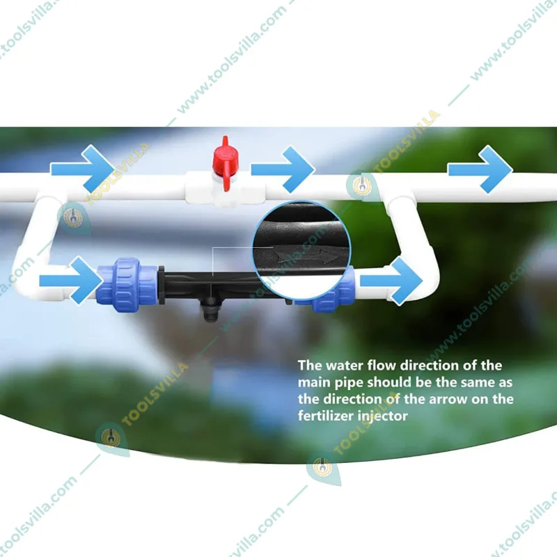 2 inch Venturi Water Tube Fertilizer Injector Device for Agriculture Irrigation System